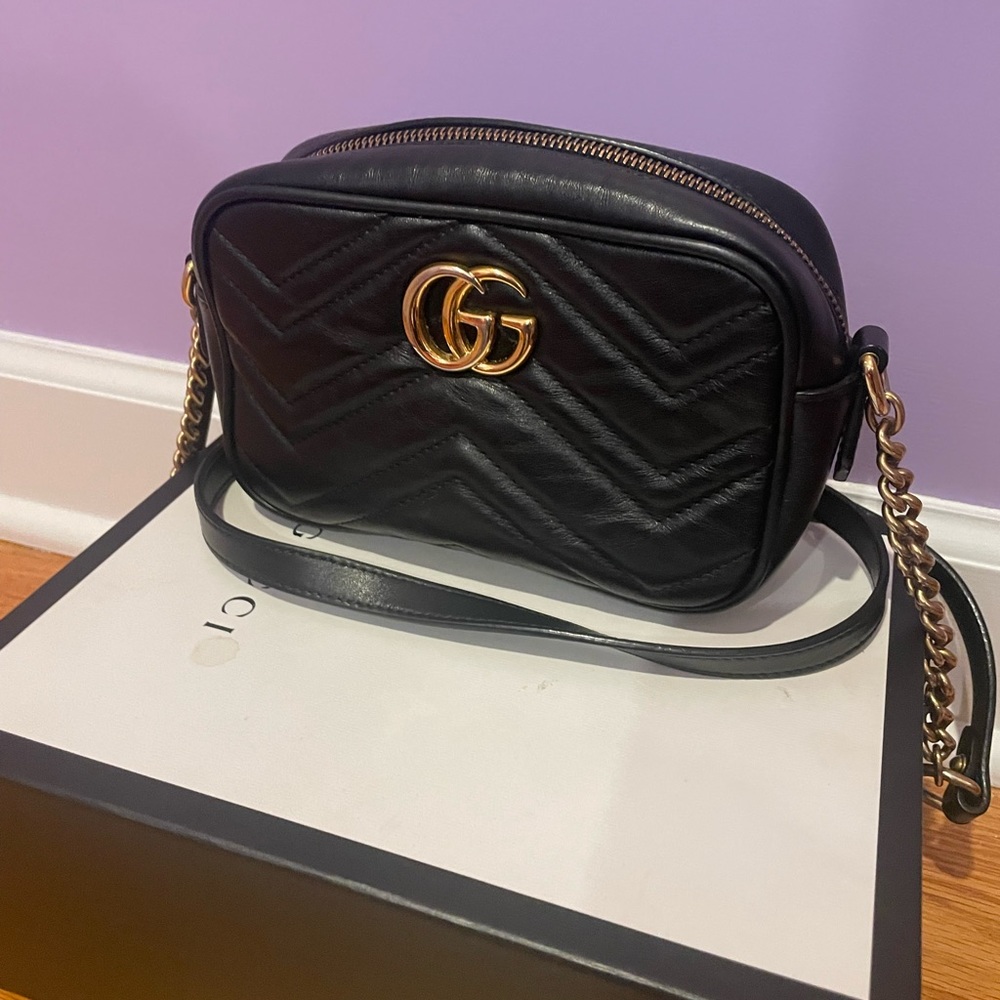 Gucci marmont mini camera bag